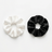 Satin Scrunchie Duo — Black & White