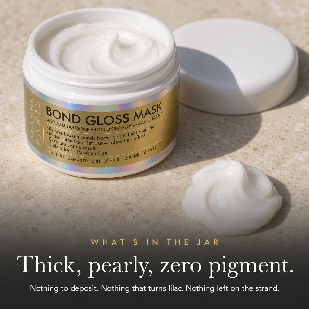 Thick, pearly, zero pigment texture